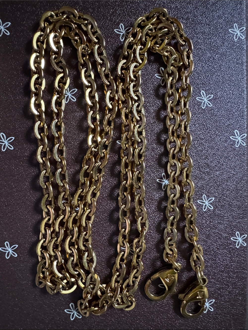 Louis Vuitton chain strap.